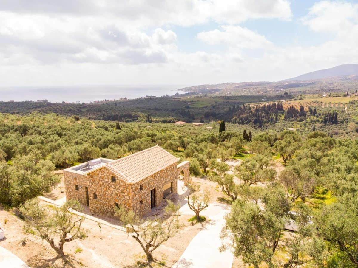 Gerakada Exclusive-Seaview Villa With Private Pool Koróni エクステリア 写真