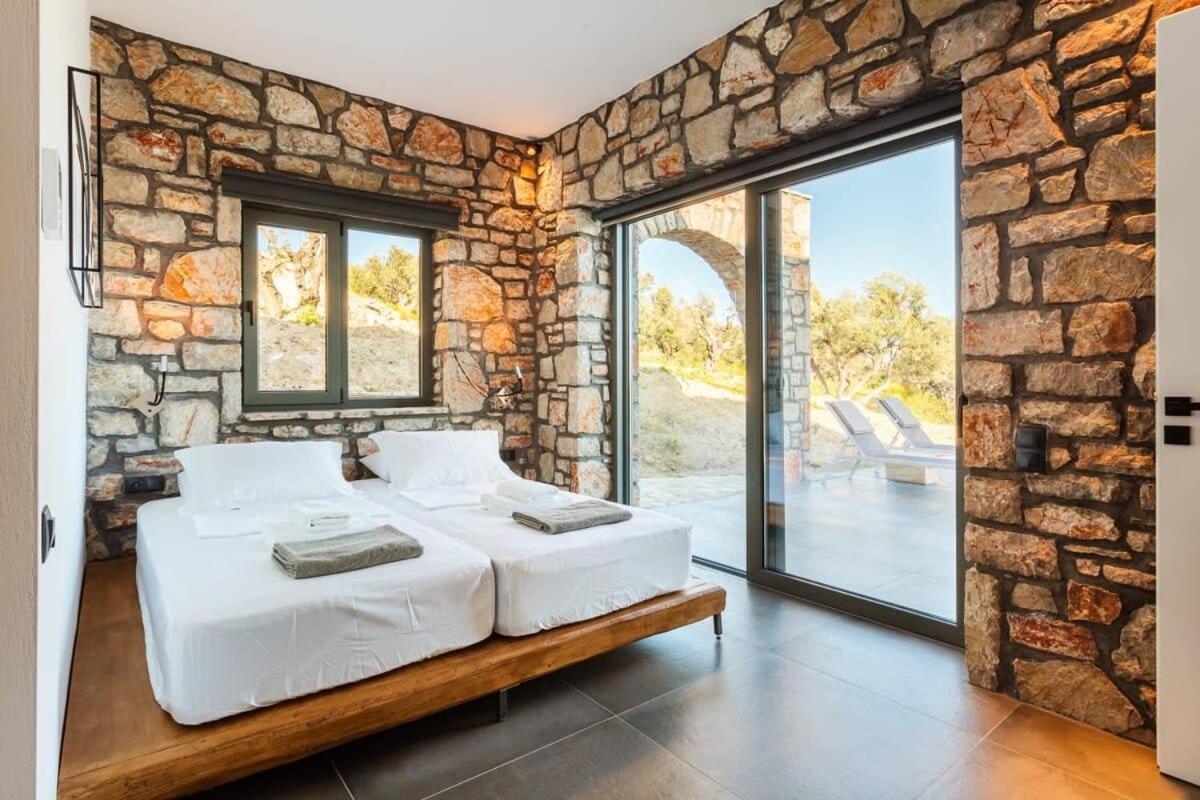 Gerakada Exclusive-Seaview Villa With Private Pool Koróni エクステリア 写真
