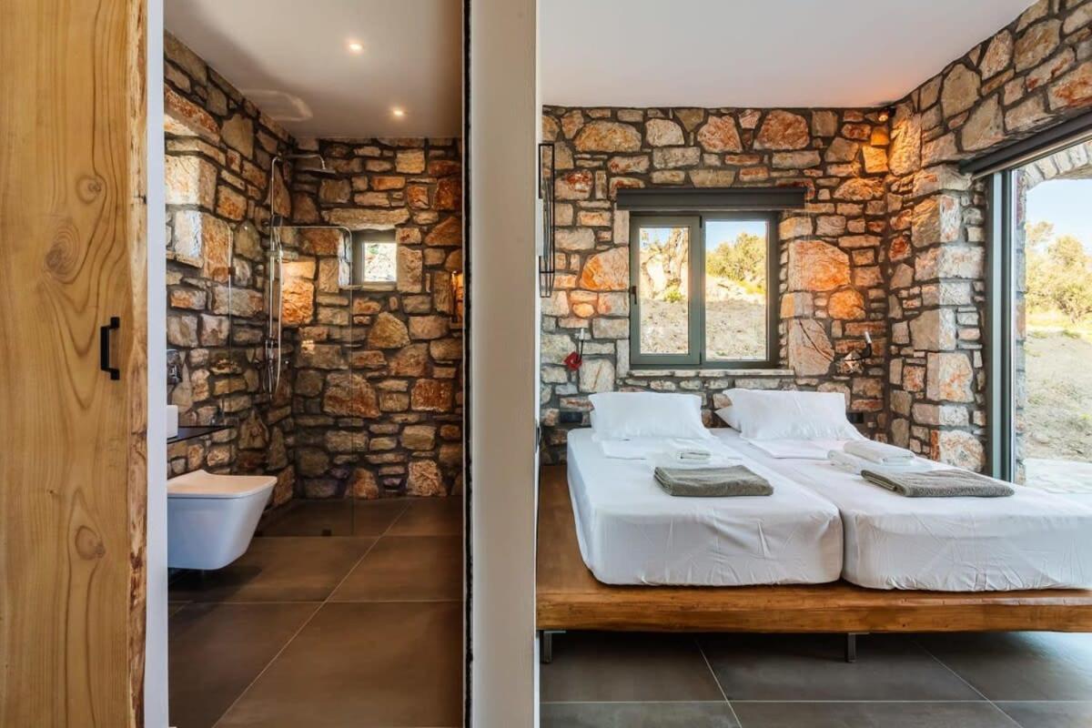 Gerakada Exclusive-Seaview Villa With Private Pool Koróni エクステリア 写真